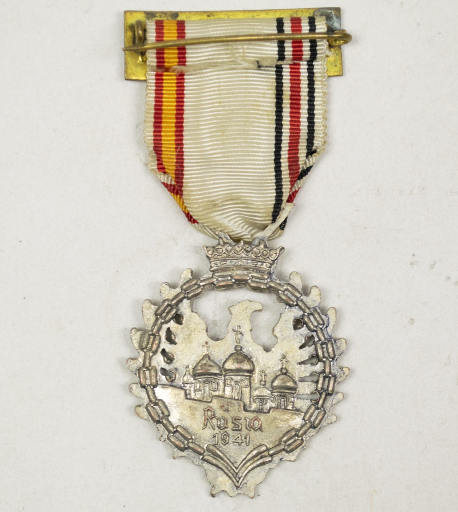 Spanish Medalla de la División Azul Blue Division Medal (4) Spanish Medalla de la División Azul Blue Division Medal