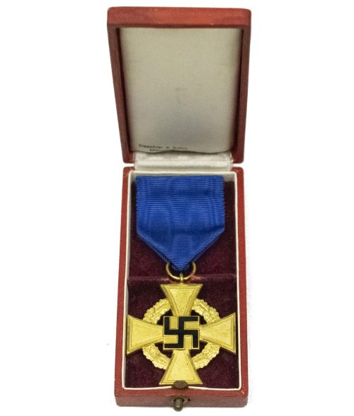 Treue Dienste 40 jahre + etui (Maker Deschler München)