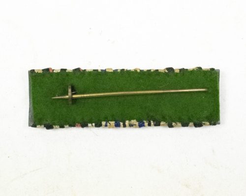 WWI Bavarian Ribbonbar EK2 + Militärverdienstkreuz with swords + Frontkämpfer Ehrenkreuz