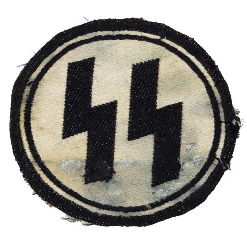 Waffen-SS Sportshirt emblem in WORN condition