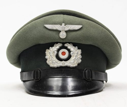 Wehrmacht (Heer) Pionier Schirmmütze für Mannschaften u. Unteroffiziere (Erel Sonderklasse)