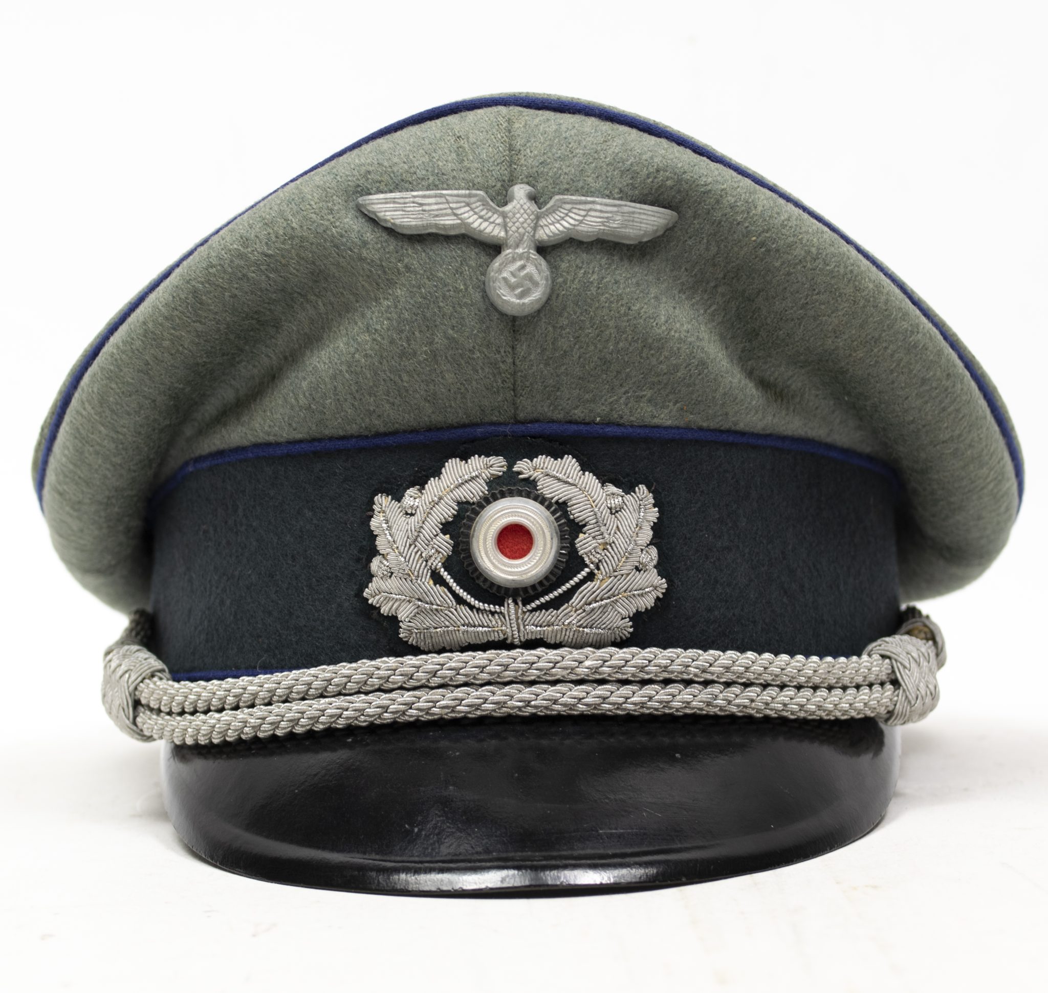 Wehrmacht (Heer) Schirmmütze für Offiziere im Sanitätsdienst (2)