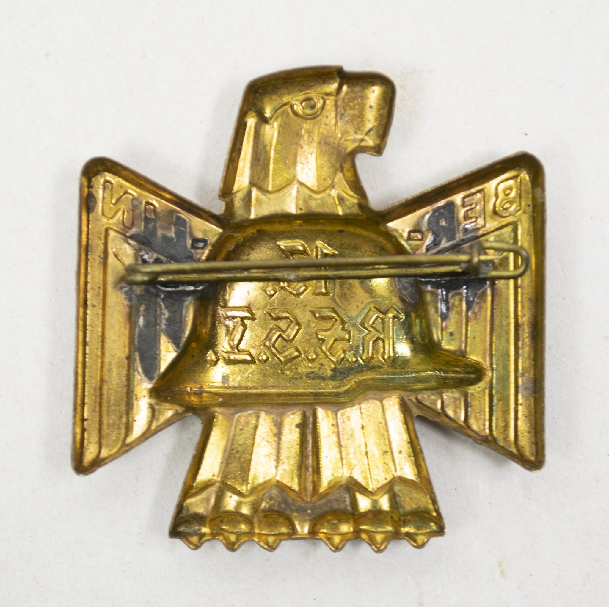 13. R.F.S.T. Reichsfrontsoldatentag Berlin abzeichen in gold für Ortskundige (2) 13. R.F.S.T. Reichsfrontsoldatentag Berlin abzeichen in gold für Ortskundige