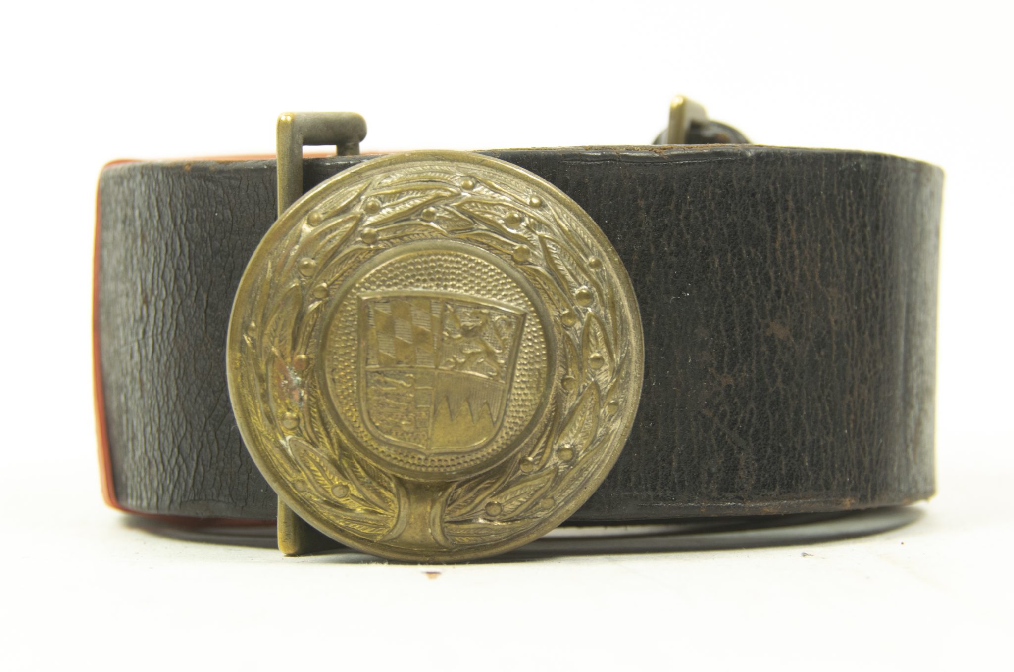 (Bavaria Bayern) Feuerwehr für Offiziere belt + buckle (3) (Bavaria Bayern) Feuerwehr für Offiziere belt + buckle