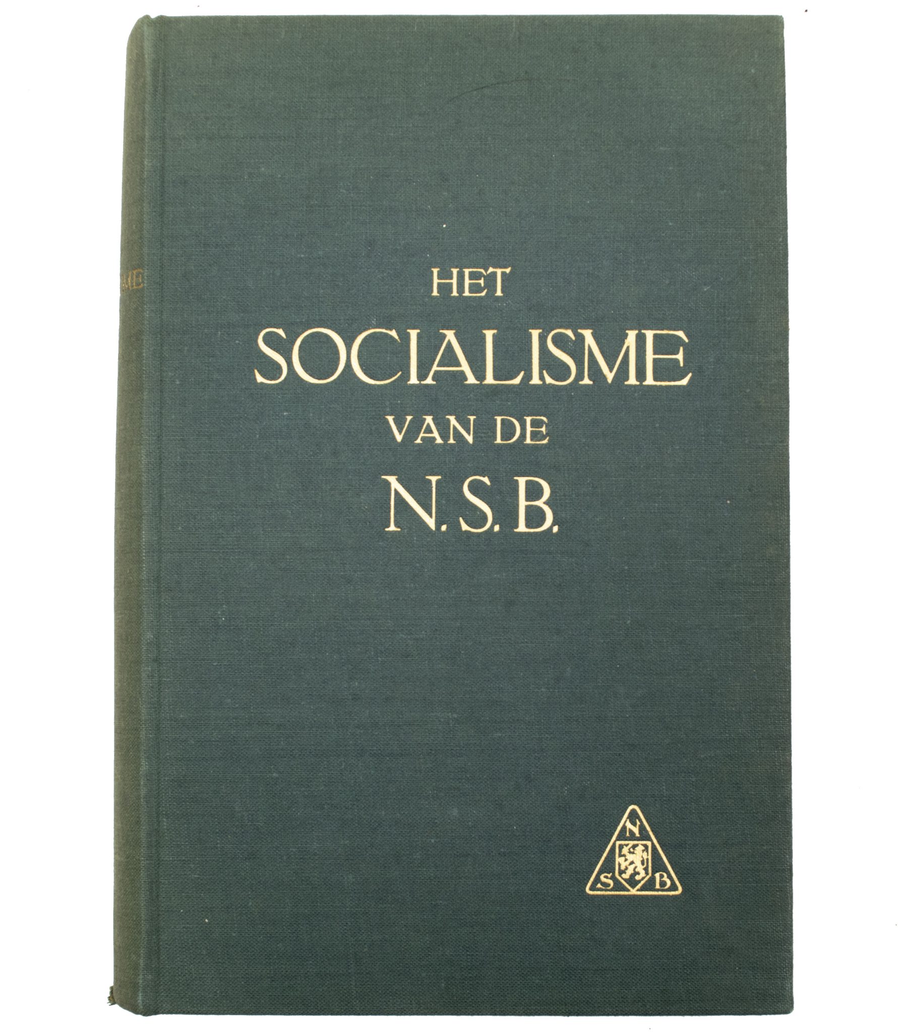 (Book) NSB - het socialisme van de N.S.B. (1940) - with rare Bolwerk bookstamp
