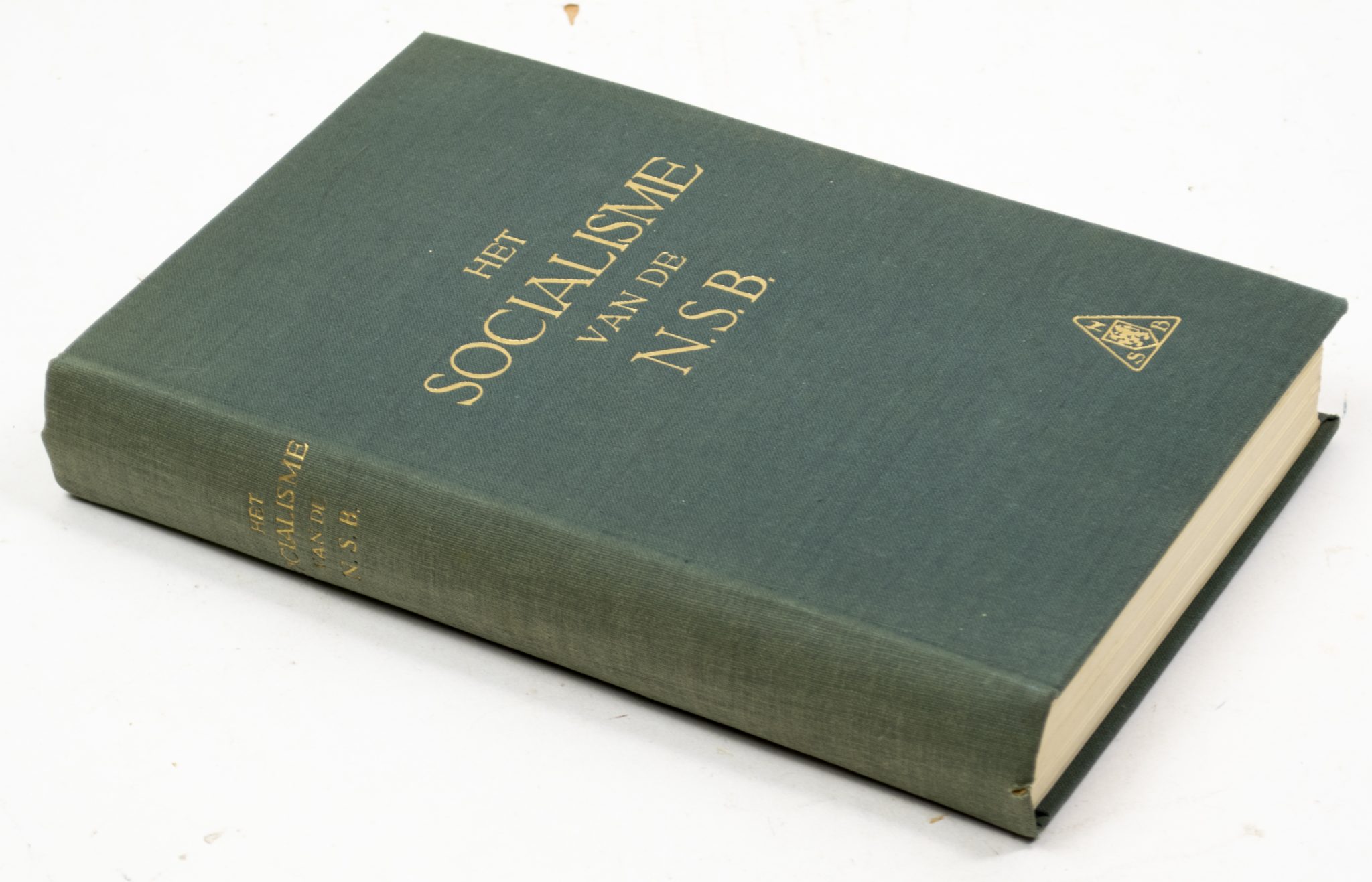 (Book) NSB – het socialisme van de N.S.B. (1941) – with rare Bolwerk bookstamp