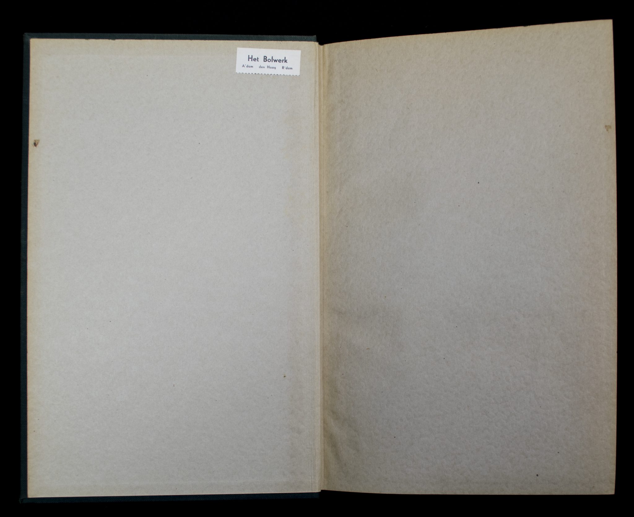 (Book) NSB - het socialisme van de N.S.B. (1940) - with rare Bolwerk bookstamp