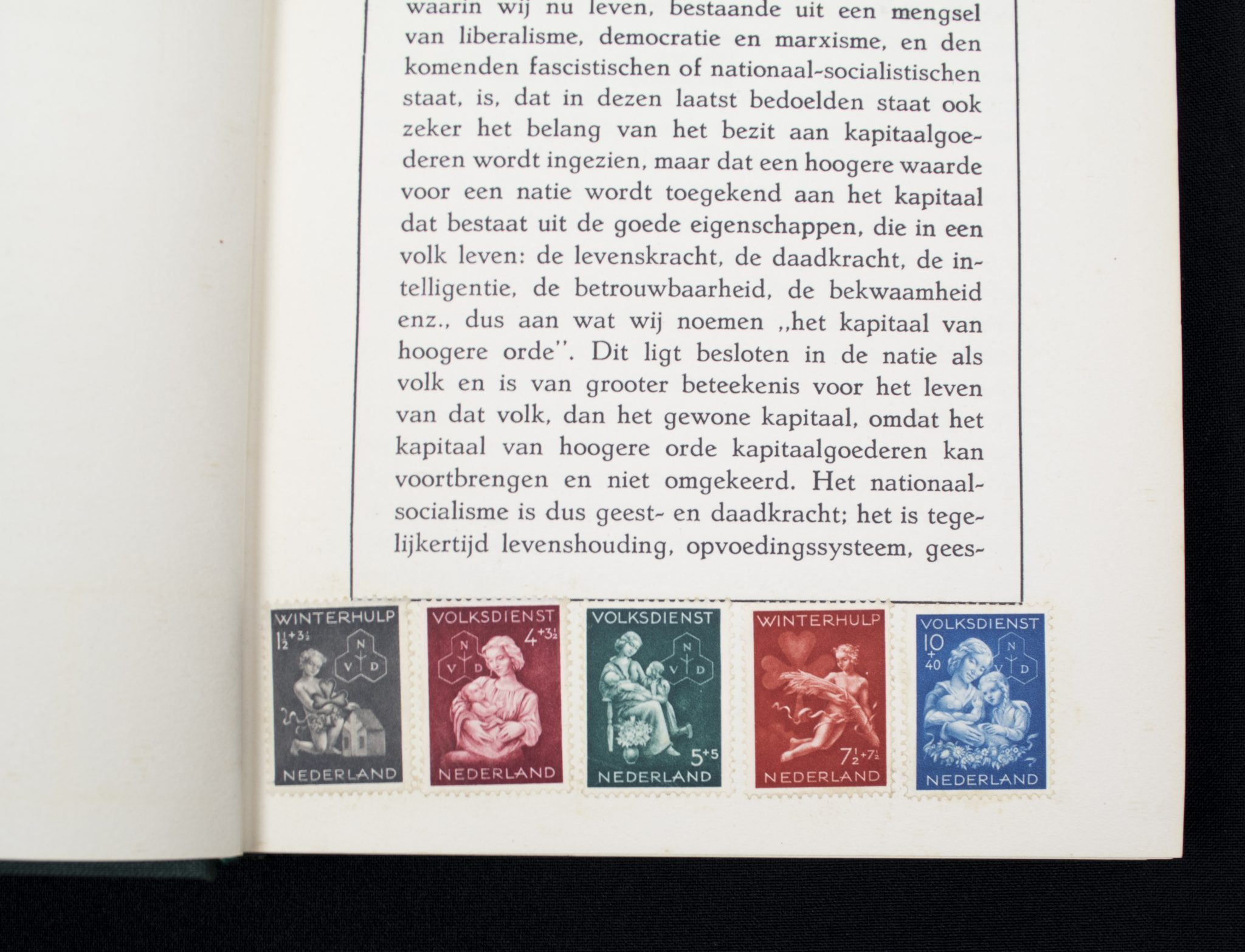(Book) NSB - het socialisme van de N.S.B. (1940) - with rare Bolwerk bookstamp
