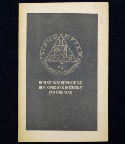 (Brochure NSB) De veertiende december 1941, beslissend voor de toekomst van ons volk (1941)