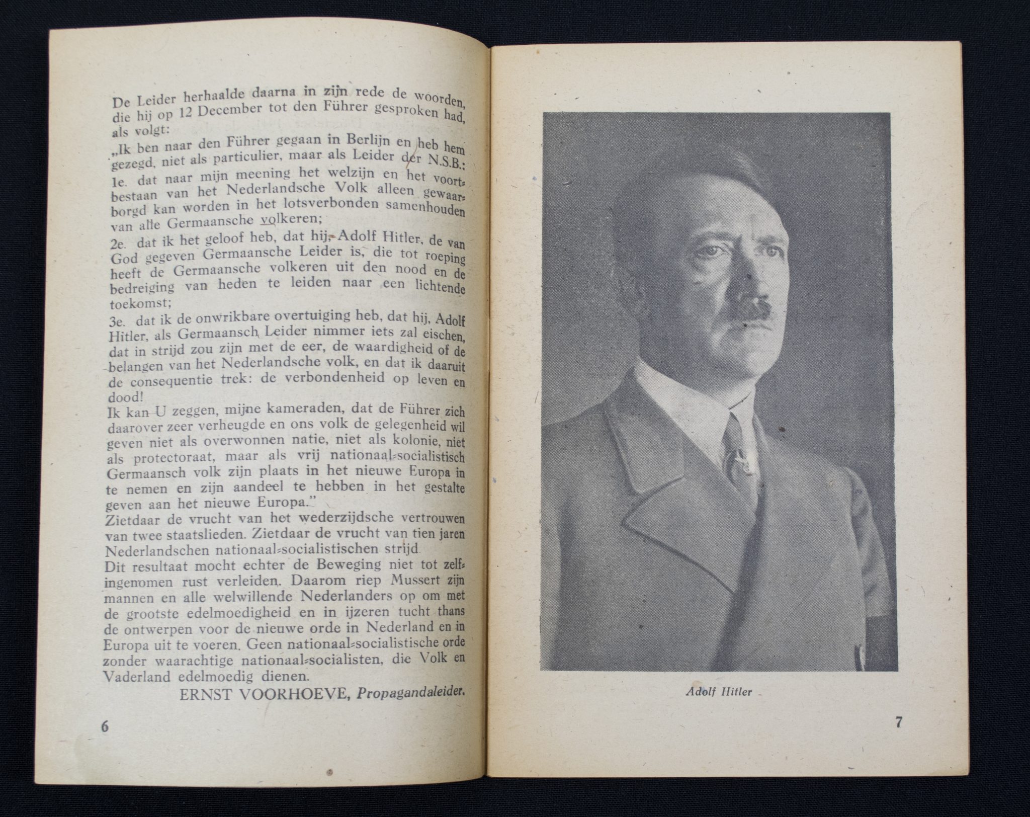 (Brochure NSB) De veertiende december 1941, beslissend voor de toekomst van ons volk (1941)