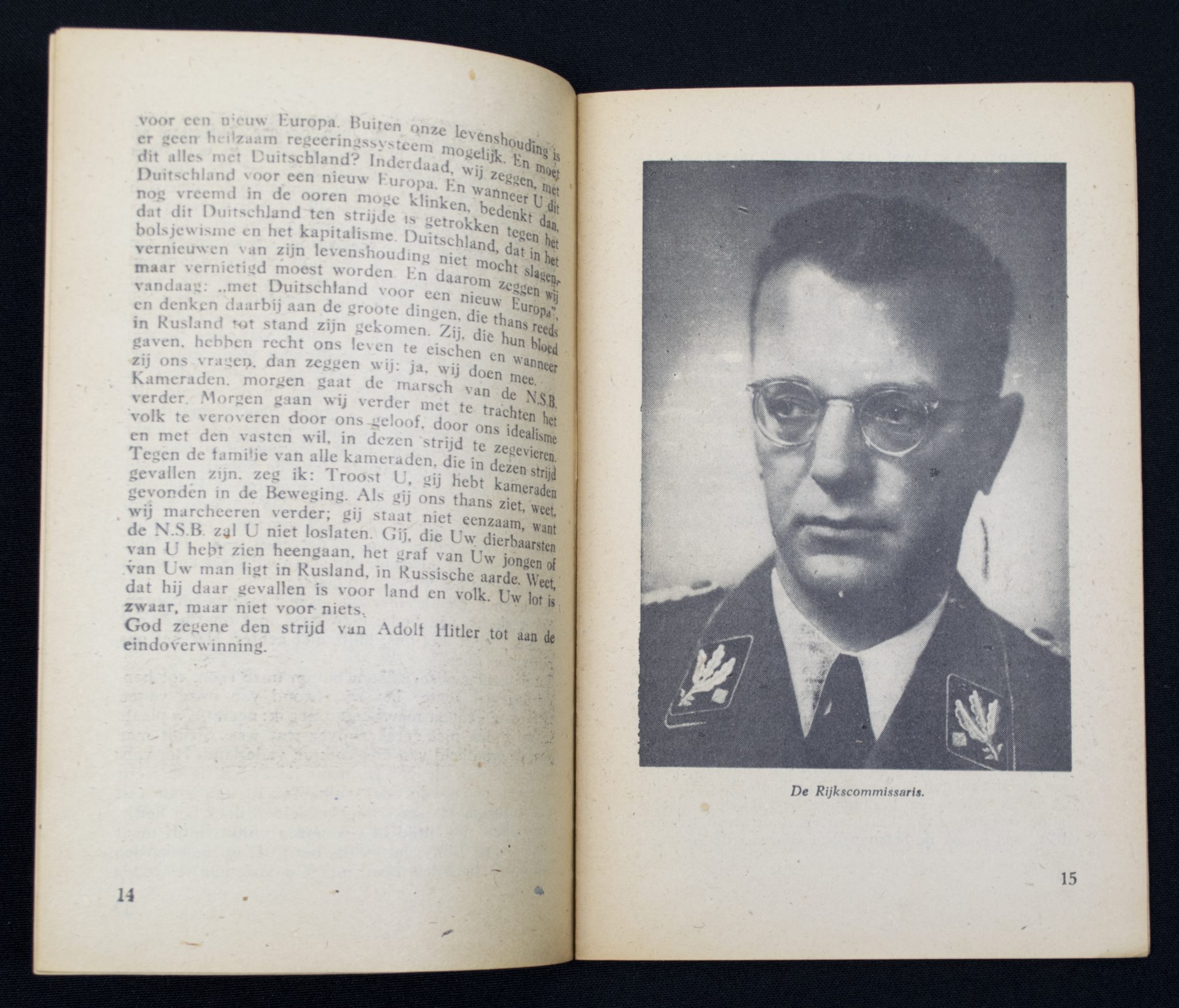 (Brochure NSB) De veertiende december 1941, beslissend voor de toekomst van ons volk (1941)