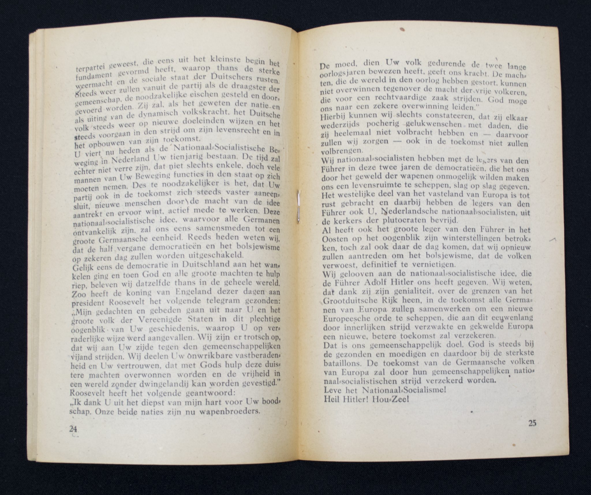 (Brochure NSB) De veertiende december 1941, beslissend voor de toekomst van ons volk (1941)