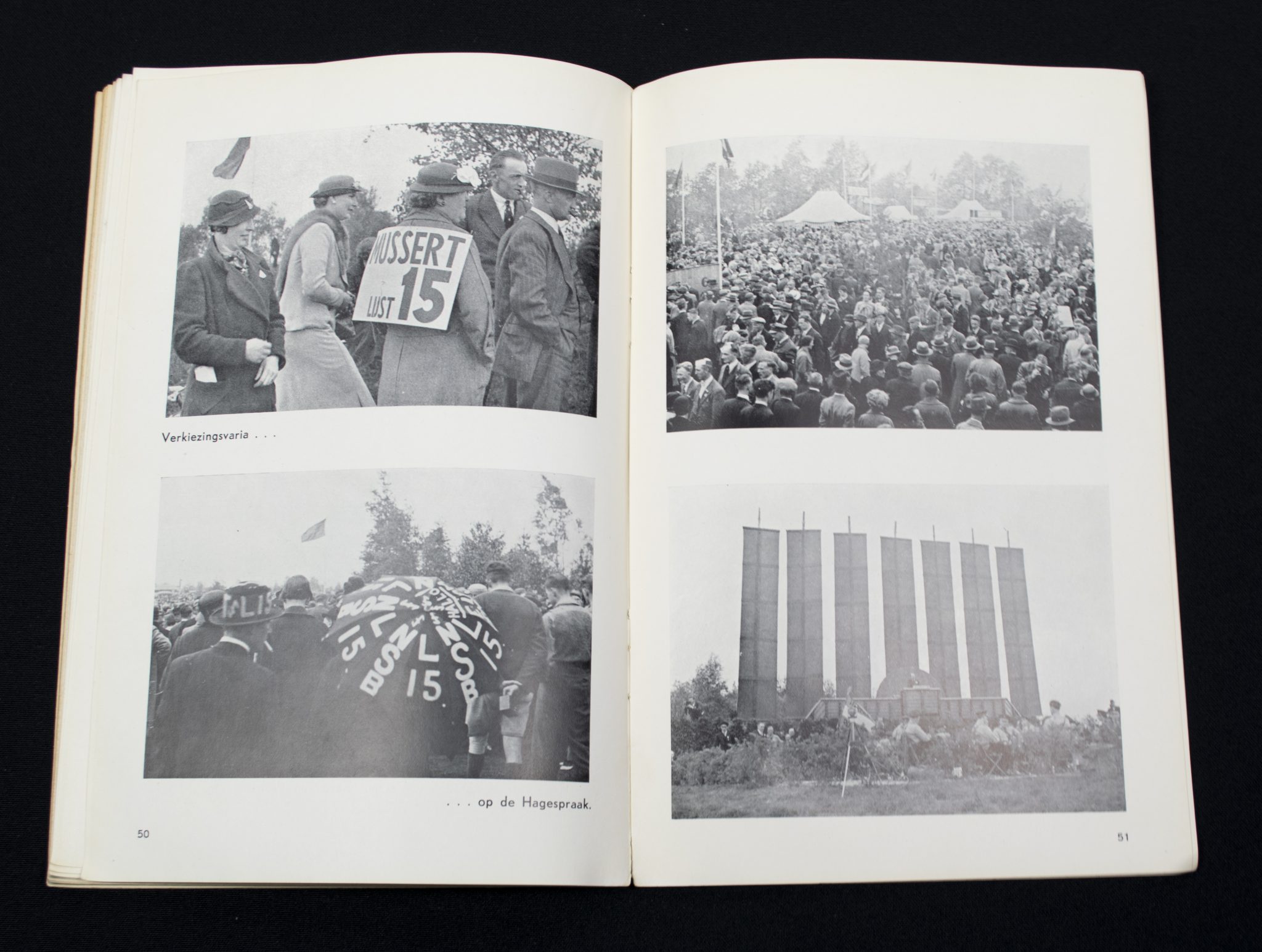 (Brochure) NSB - Hagespraak 1937 - Geillustreerd gedenkboek