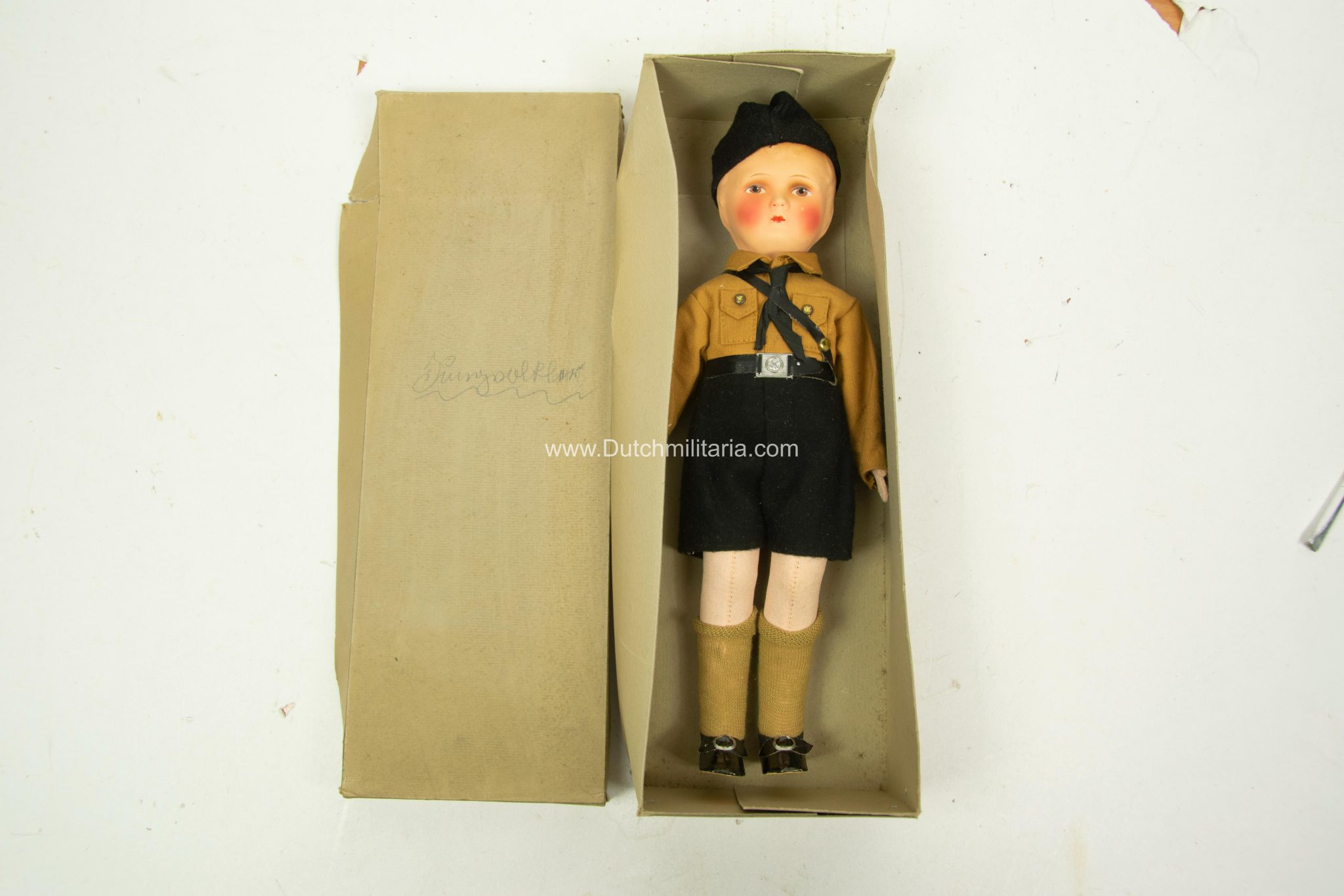 Bund Deutscher Mädel (BDM) + Hitlerjugend/Jungvolk (HJ/DJ) dolls (Gekleidete Stoffpuppe) in original boxes - ULTRA RARE!!!! - Image 13
