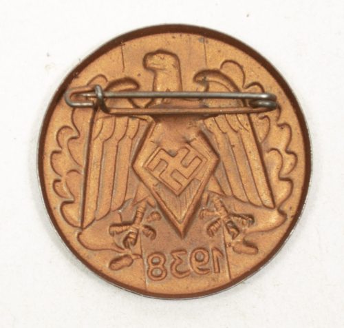 (Hitlerjugend (HJ) metal badge 1938
