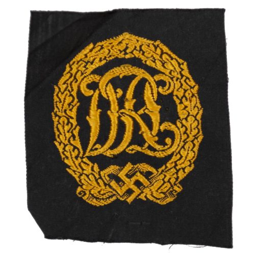 Deutsches Reichssportabzeichen (DRL) Cloth sportsbadge in bronze