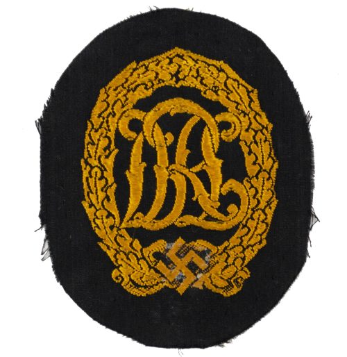 Deutsches Reichssportabzeichen (DRL) Cloth sportsbadge in bronze