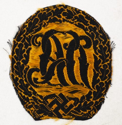 Deutsches Reichssportabzeichen (DRL) Cloth sportsbadge in bronze