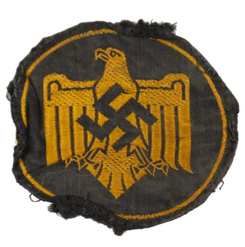 Deutsches Reichssportabzeichen (DRL) Cloth sportsbadge in bronze (oval shaped)