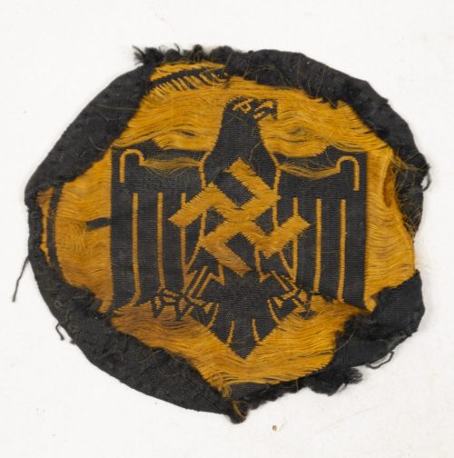 Deutsches Reichssportabzeichen (DRL) Cloth sportsbadge in bronze (oval shaped)