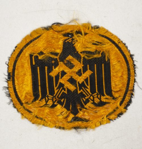 Deutsches Reichssportabzeichen (DRL) Cloth sportsbadge in bronze (oval shaped)