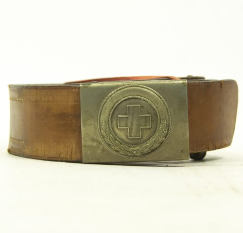 Deutsches Rotes Kreuz belt + buckle (P.L.V. marked)