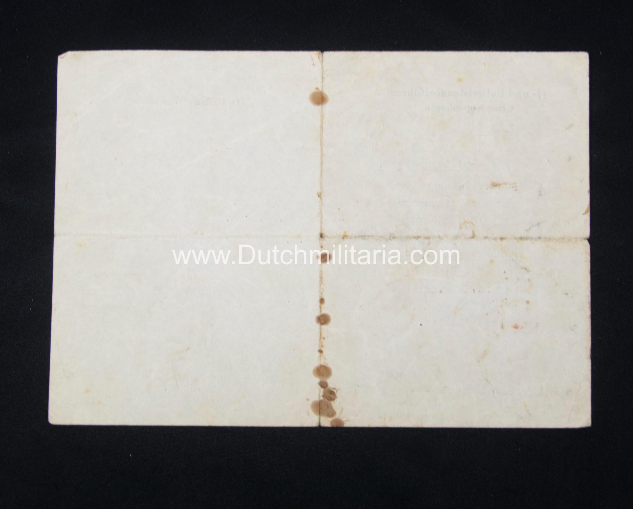 (Document Denmark) SS- und Polizeistandortführer Gross-Kopenhagen removal of furniture (1945) - rare