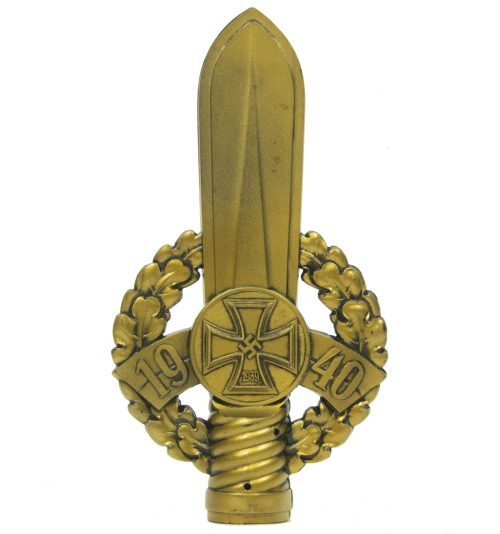 Flagpole Spitze für die Traditionsfahnen der Kriegerkameradschaften (1940)