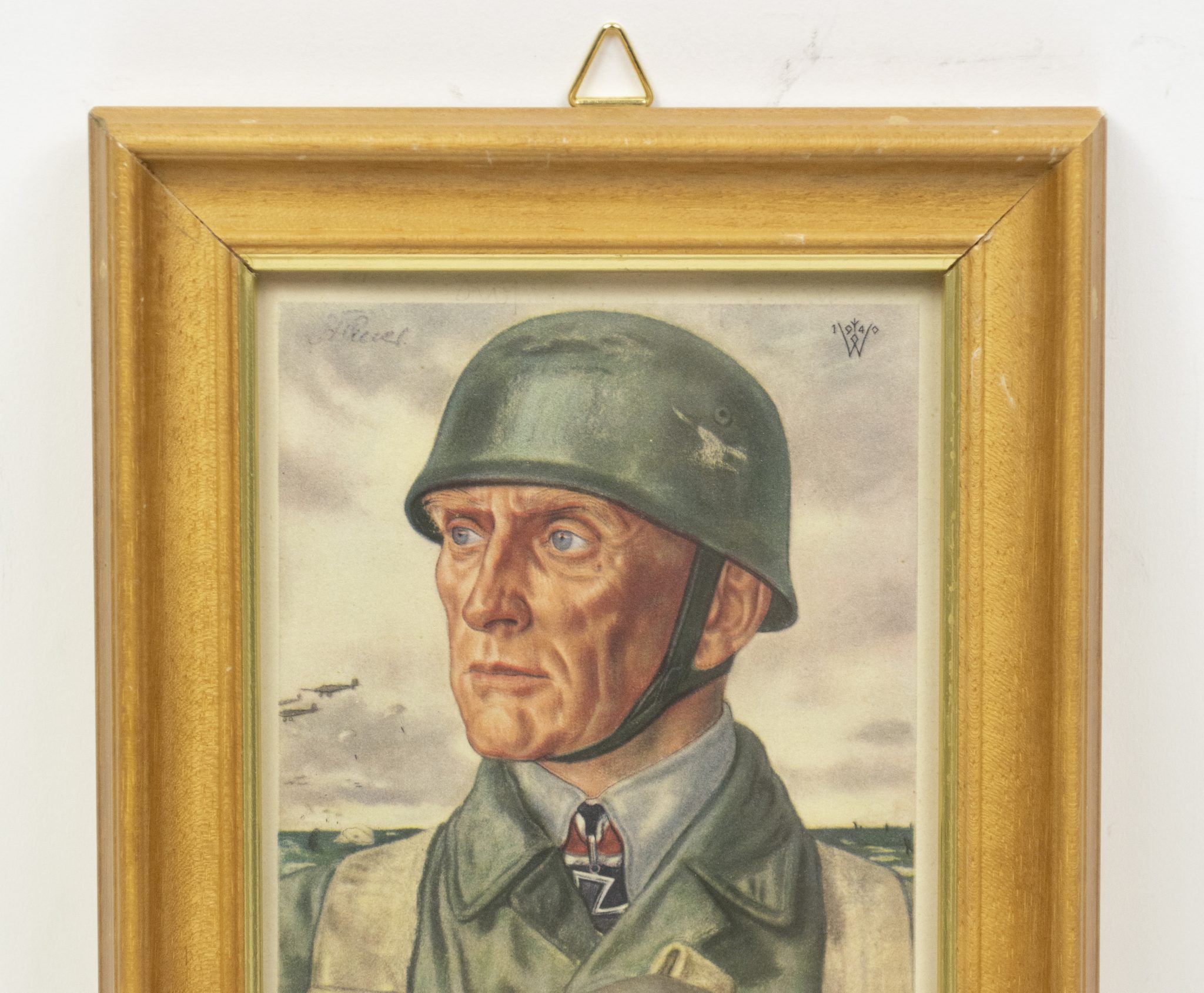 Framed Willrich sheet of Oberst Bräuer – Der erste deutsche Fallschirmjäger – Der Sieger von Dordrecht und Moerdijk (2) Framed Willrich sheet of Oberst Bräuer - Der erste deutsche Fallschirmjäger - Der Sieger von Dordrecht und Moerdijk