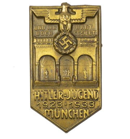 Hitlerjugend (HJ) 1923-1933 München (Hollow) badge