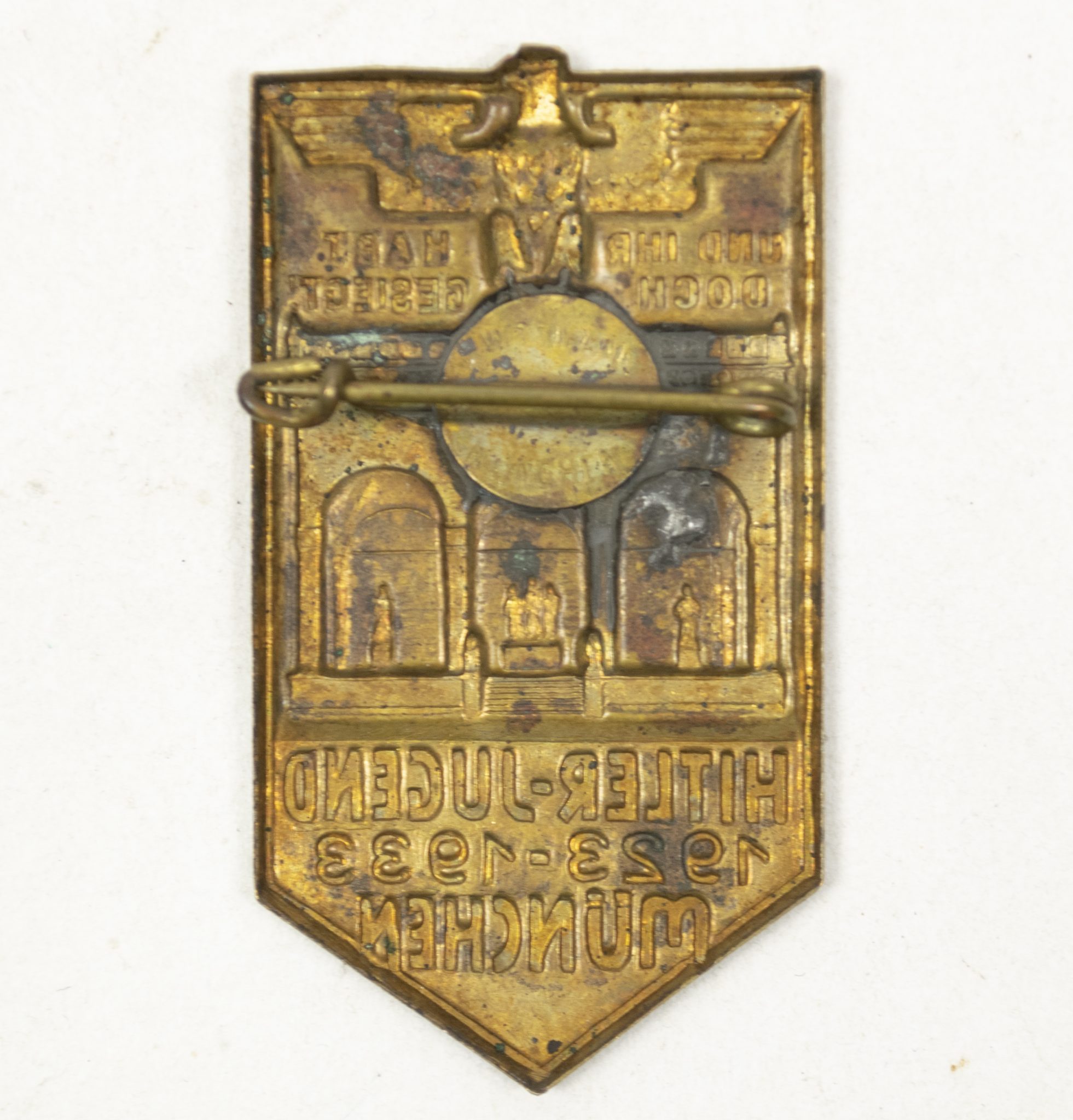 Hitlerjugend (HJ) 1923-1933 München (Hollow) badge (2) Hitlerjugend (HJ) 1923-1933 München (Hollow) badge