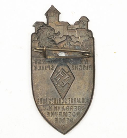 Hitlerjugend (HJ) Bergische Heimatspiele 17.Sept.1933 Oberbann H.J. Roemryke berge - Rare