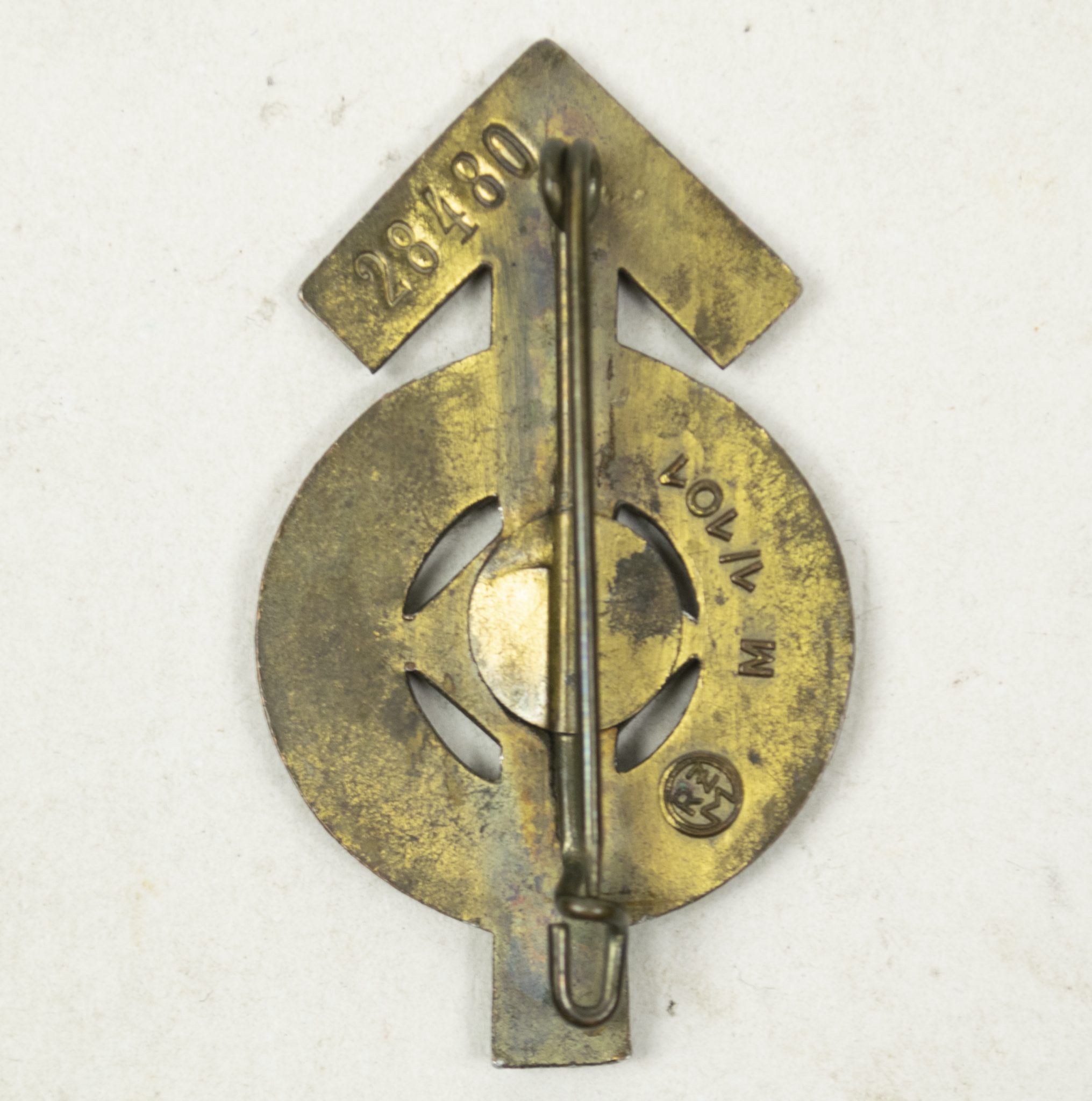 Hitlerjugend (HJ) Leistungsabzeichen in bronze #28480 (2) Hitlerjugend (HJ) Leistungsabzeichen in bronze #28480