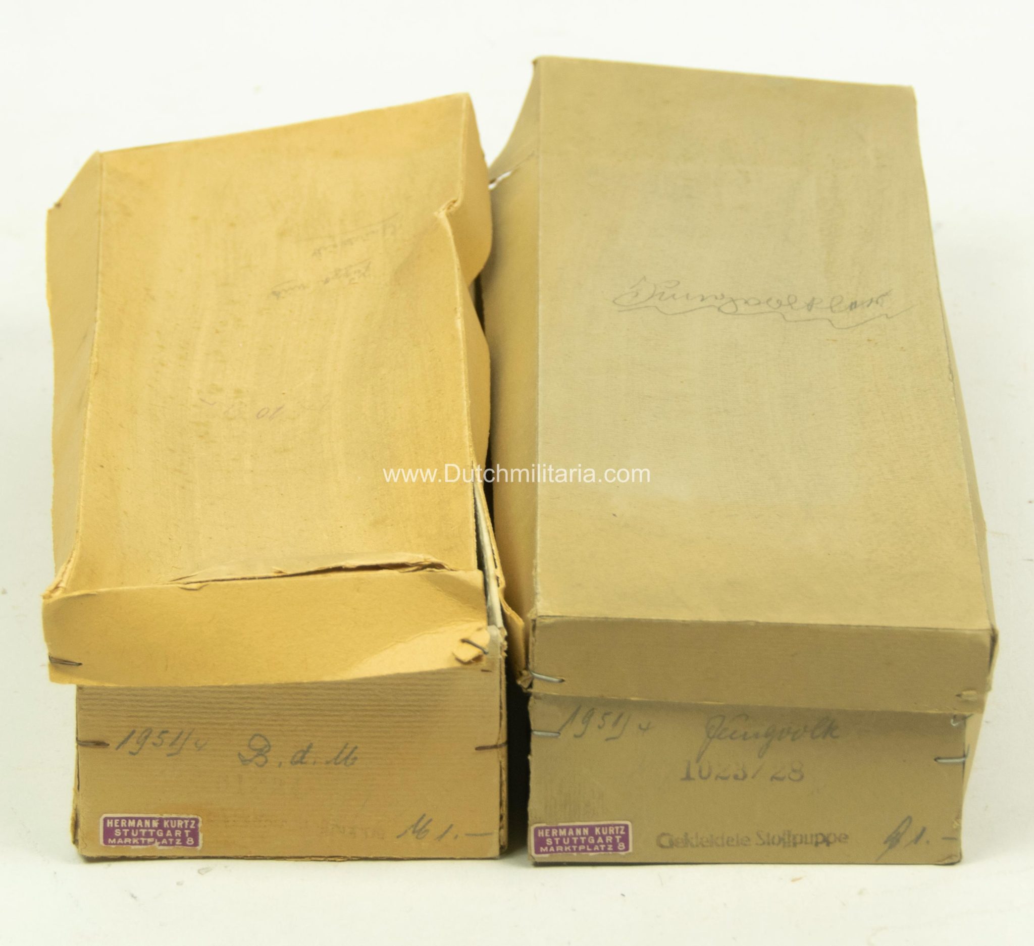 Bund Deutscher Mädel (BDM) + Hitlerjugend/Jungvolk (HJ/DJ) dolls (Gekleidete Stoffpuppe) in original boxes - ULTRA RARE!!!! - Image 59