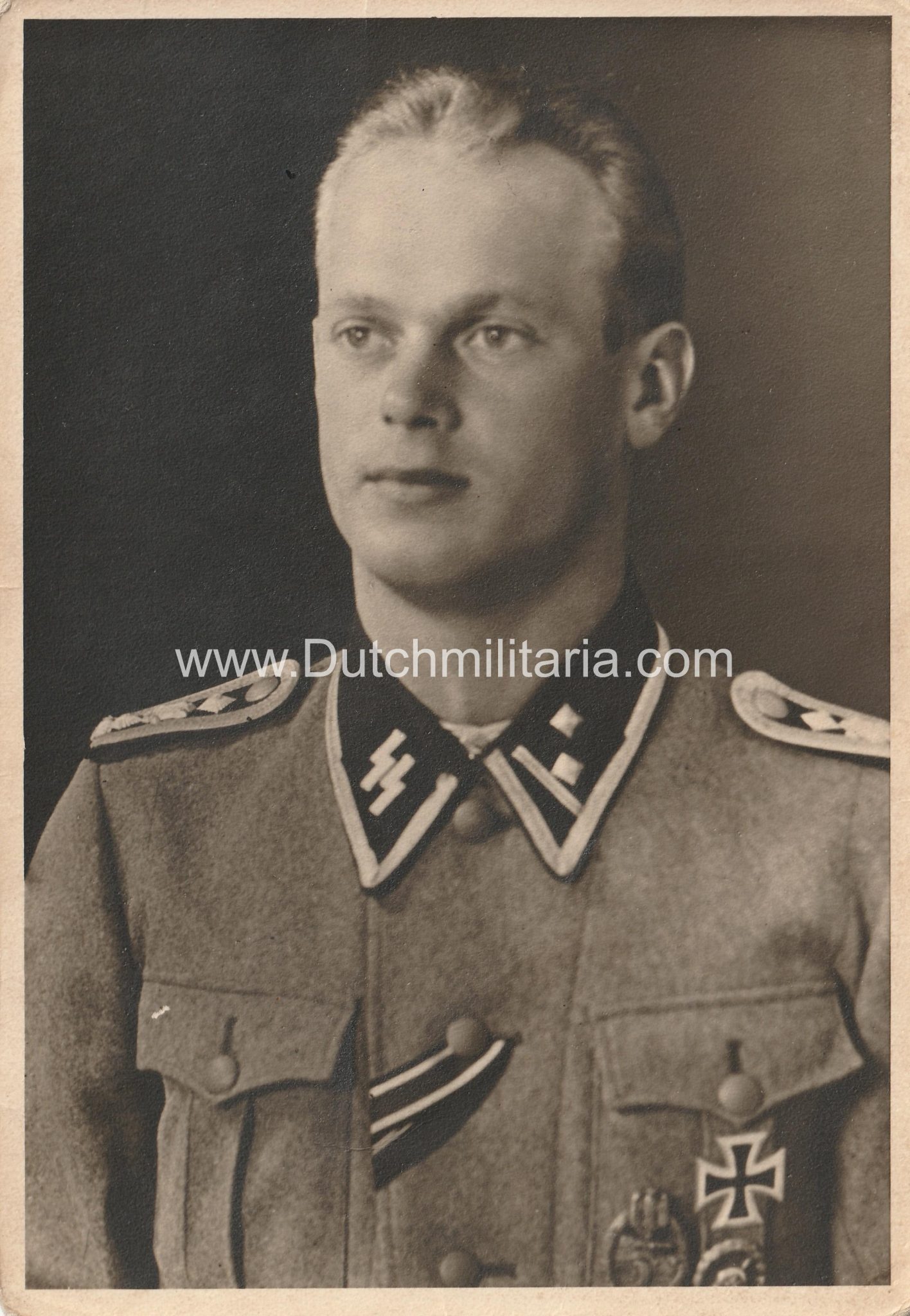 (LSSAH) SS Leibstandarte SS Adolf Hitler grouping with personal signed Heinrich Himmler business card - Extremely rare!!!