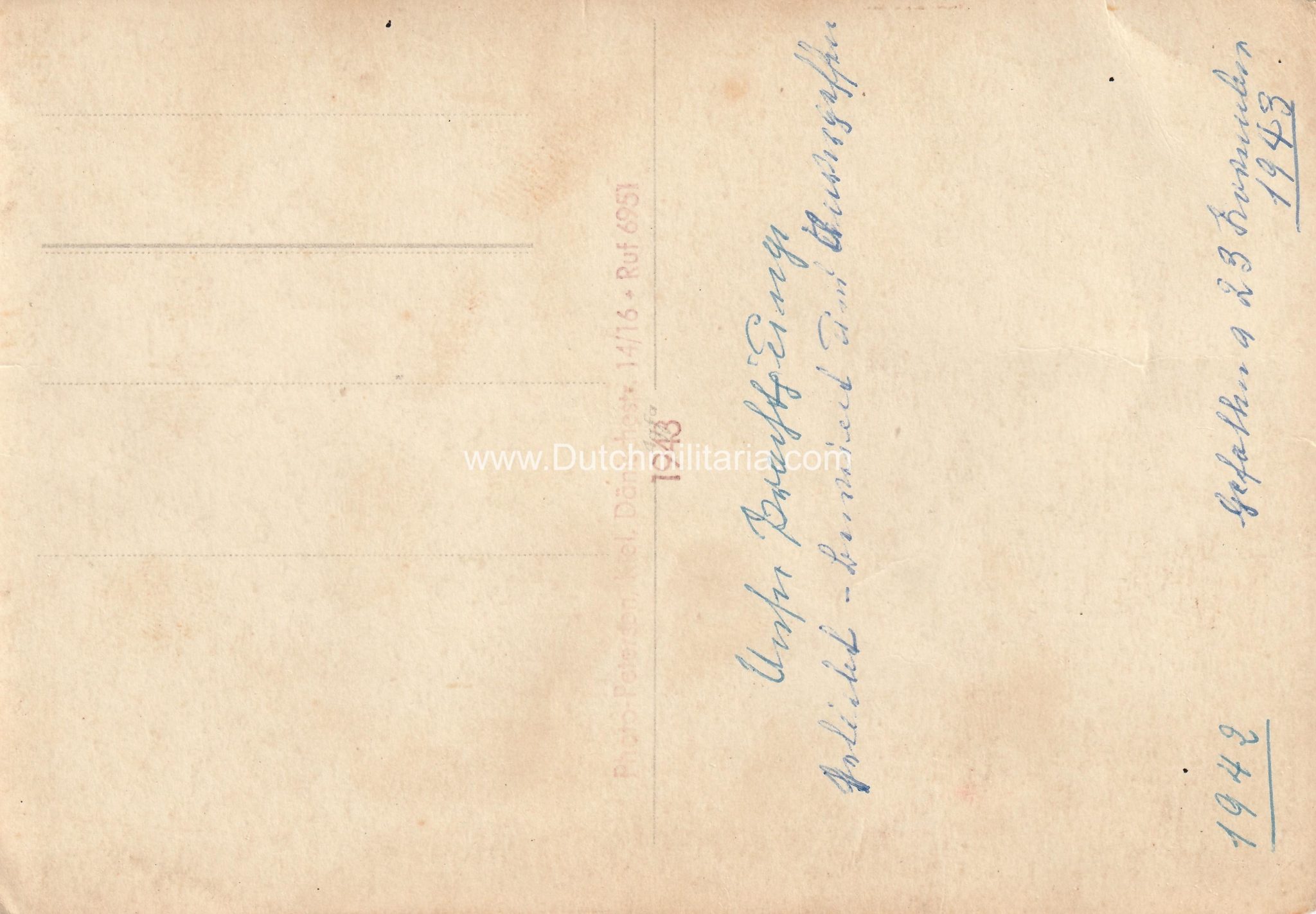 (LSSAH) SS Leibstandarte SS Adolf Hitler grouping with personal signed Heinrich Himmler business card - Extremely rare!!!