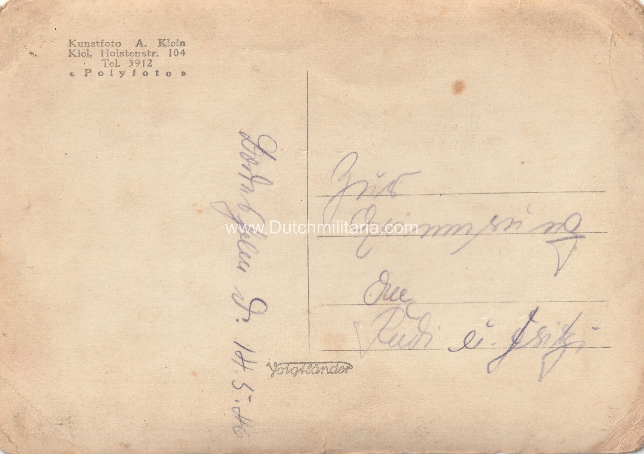 (LSSAH) SS Leibstandarte SS Adolf Hitler grouping with personal signed Heinrich Himmler business card - Extremely rare!!!