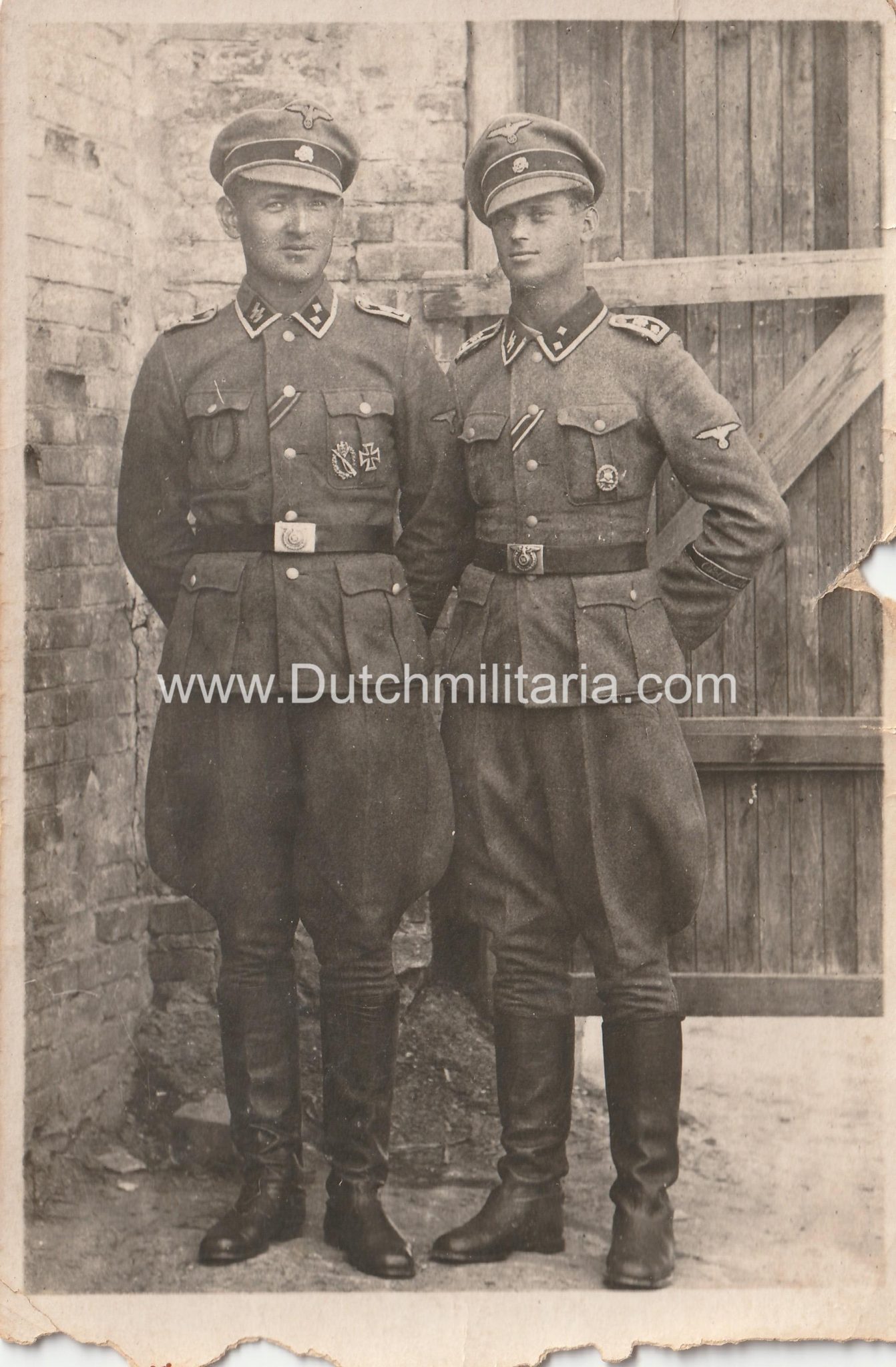 (LSSAH) SS Leibstandarte SS Adolf Hitler grouping with personal signed Heinrich Himmler business card - Extremely rare!!!