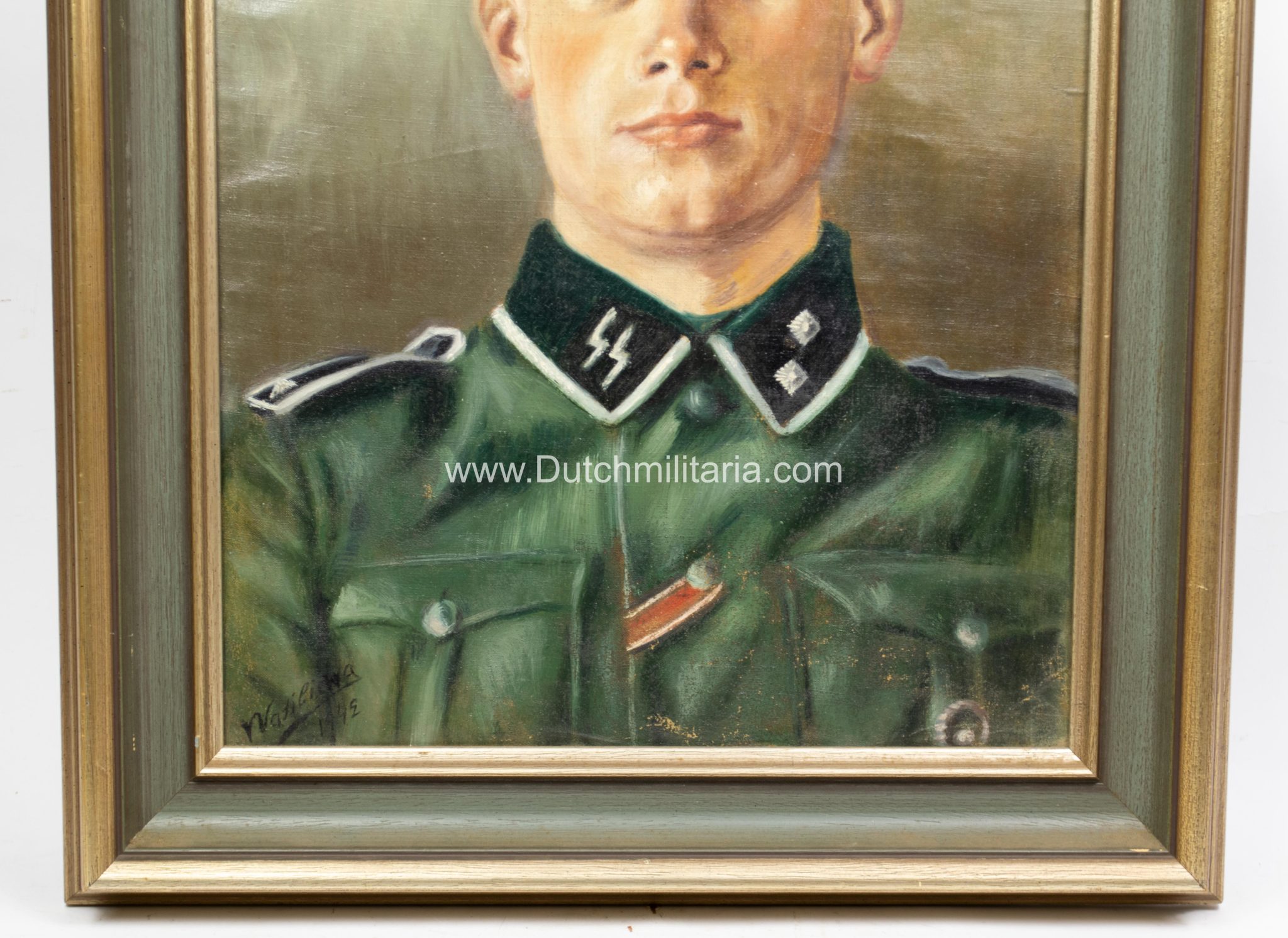 (LSSAH) SS Leibstandarte SS Adolf Hitler grouping with personal signed Heinrich Himmler business card - Extremely rare!!!