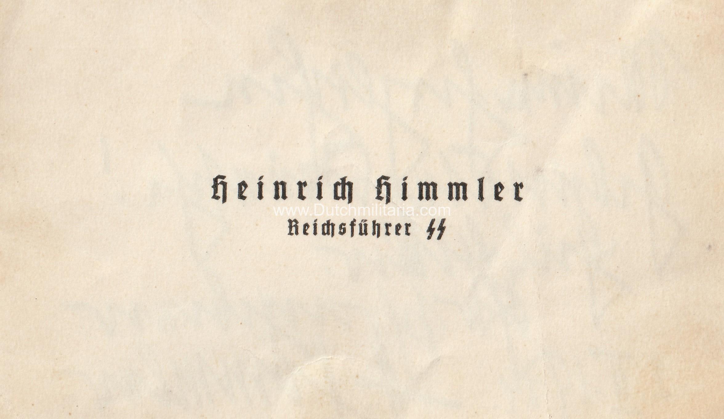 (LSSAH) SS Leibstandarte SS Adolf Hitler grouping with personal signed Heinrich Himmler business card – Extremely rare!!! (43) (LSSAH) SS Leibstandarte SS Adolf Hitler grouping with personal signed Heinrich Himmler business card - Extremely rare!!!