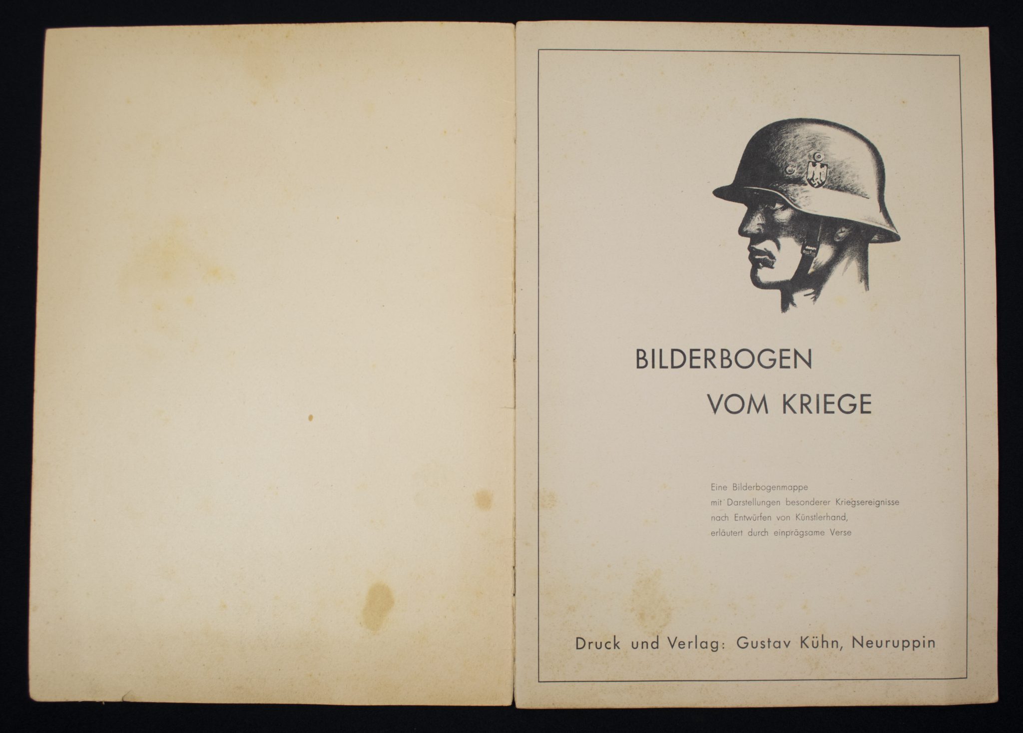 (Large propaganda map) Bilder Bogen vom Kriege (41 a 30 cm) (2) (Large propaganda map) Bilder Bogen vom Kriege (41 a 30 cm)