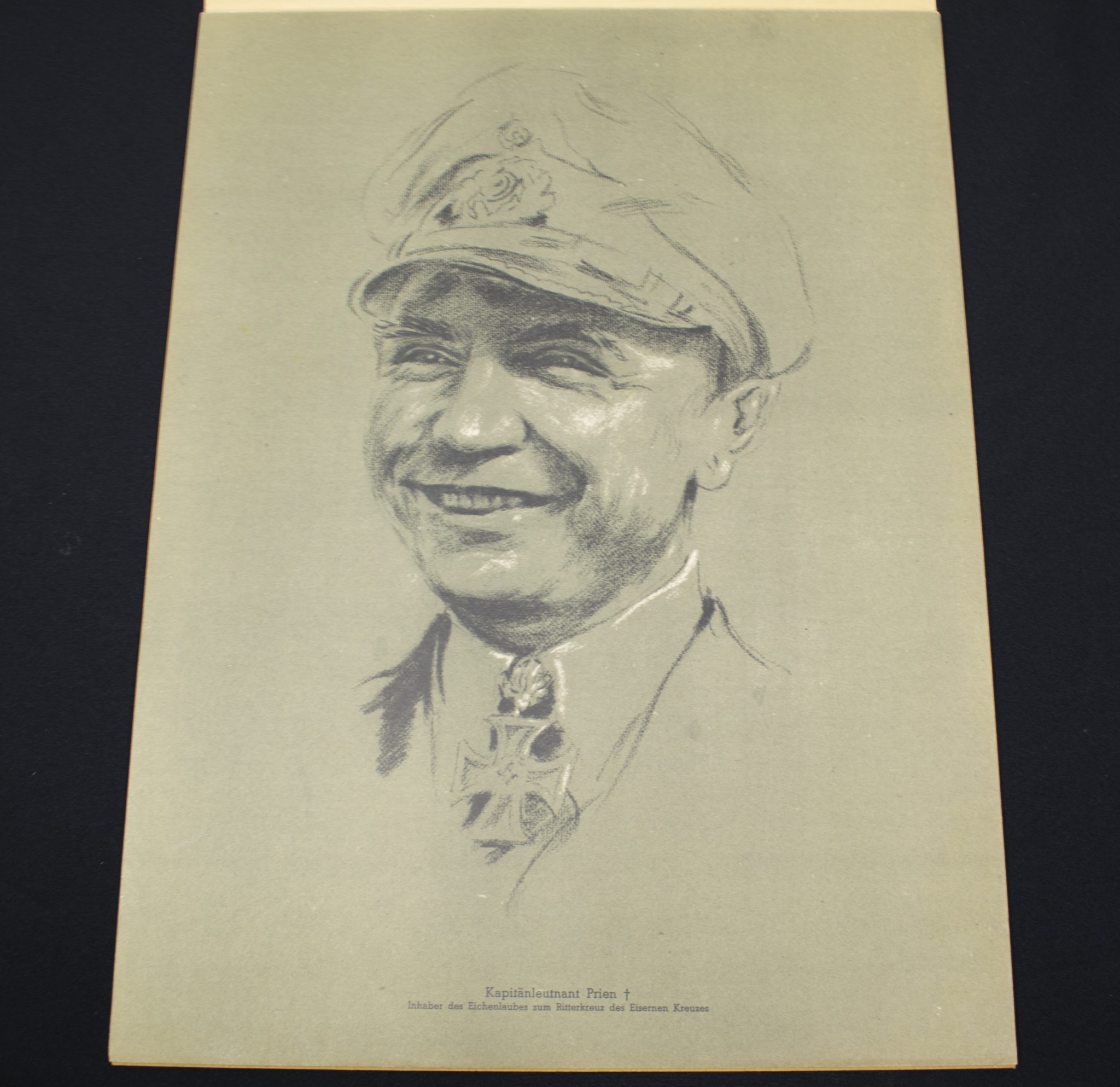 (Large Postersize Art Map) Eichenlaub Ritterkreuz Träger - Serie I - Nach Originalzeichnungen von Prof. A. Gerltenbrand - RARE - Image 18