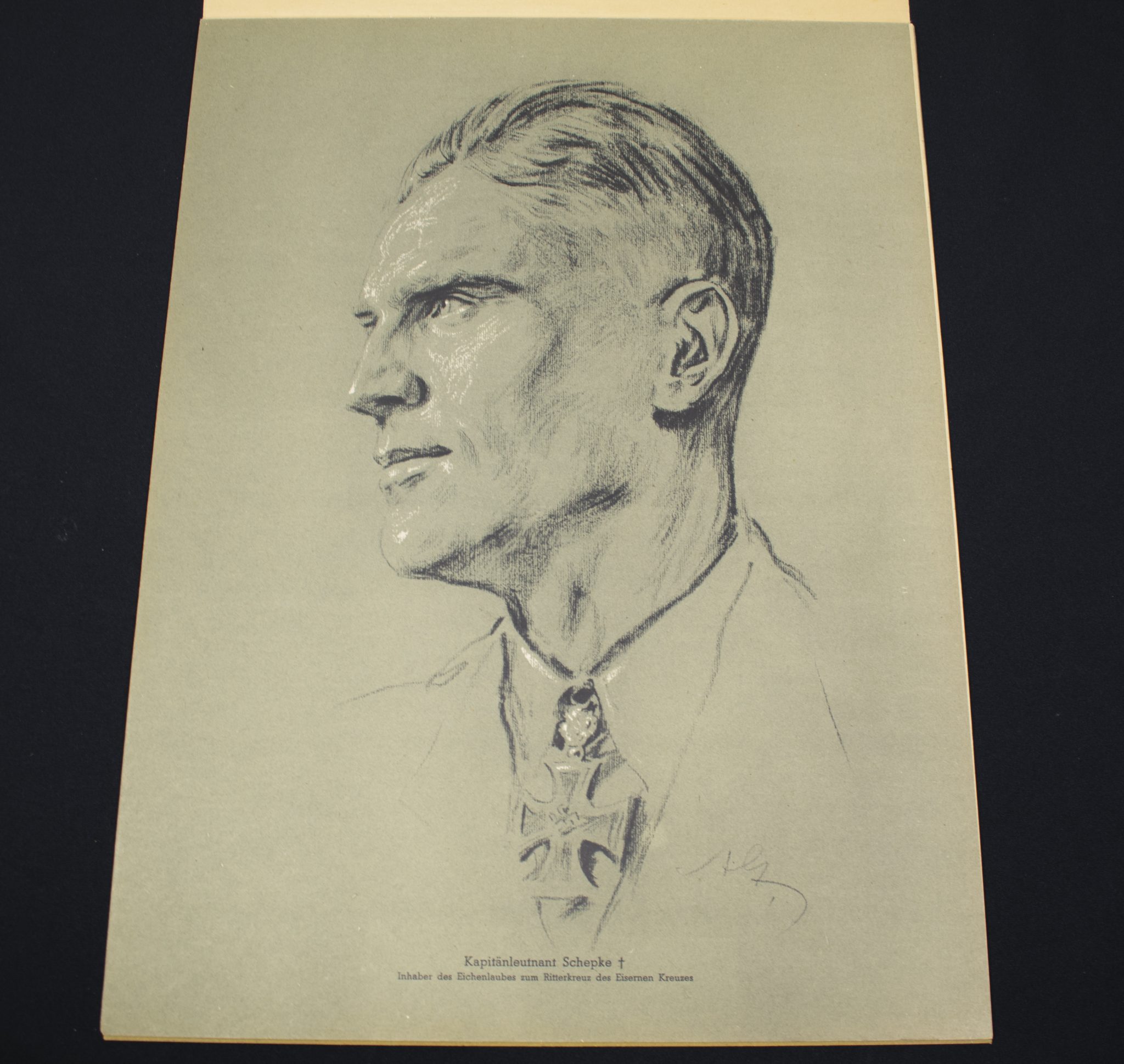 (Large Postersize Art Map) Eichenlaub Ritterkreuz Träger - Serie I - Nach Originalzeichnungen von Prof. A. Gerltenbrand - RARE - Image 20