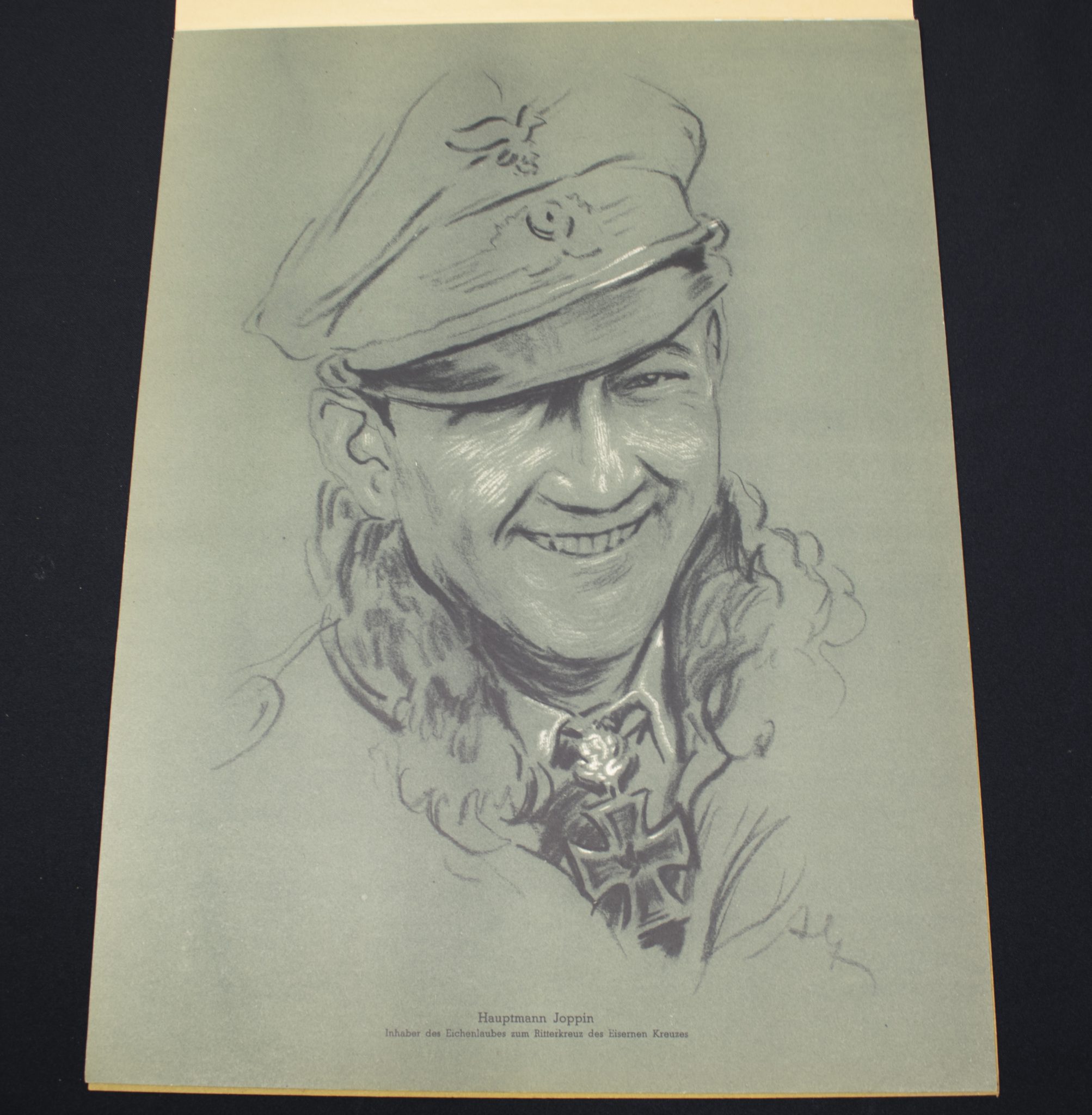 (Large Postersize Art Map) Eichenlaub Ritterkreuz Träger - Serie I - Nach Originalzeichnungen von Prof. A. Gerltenbrand - RARE - Image 23