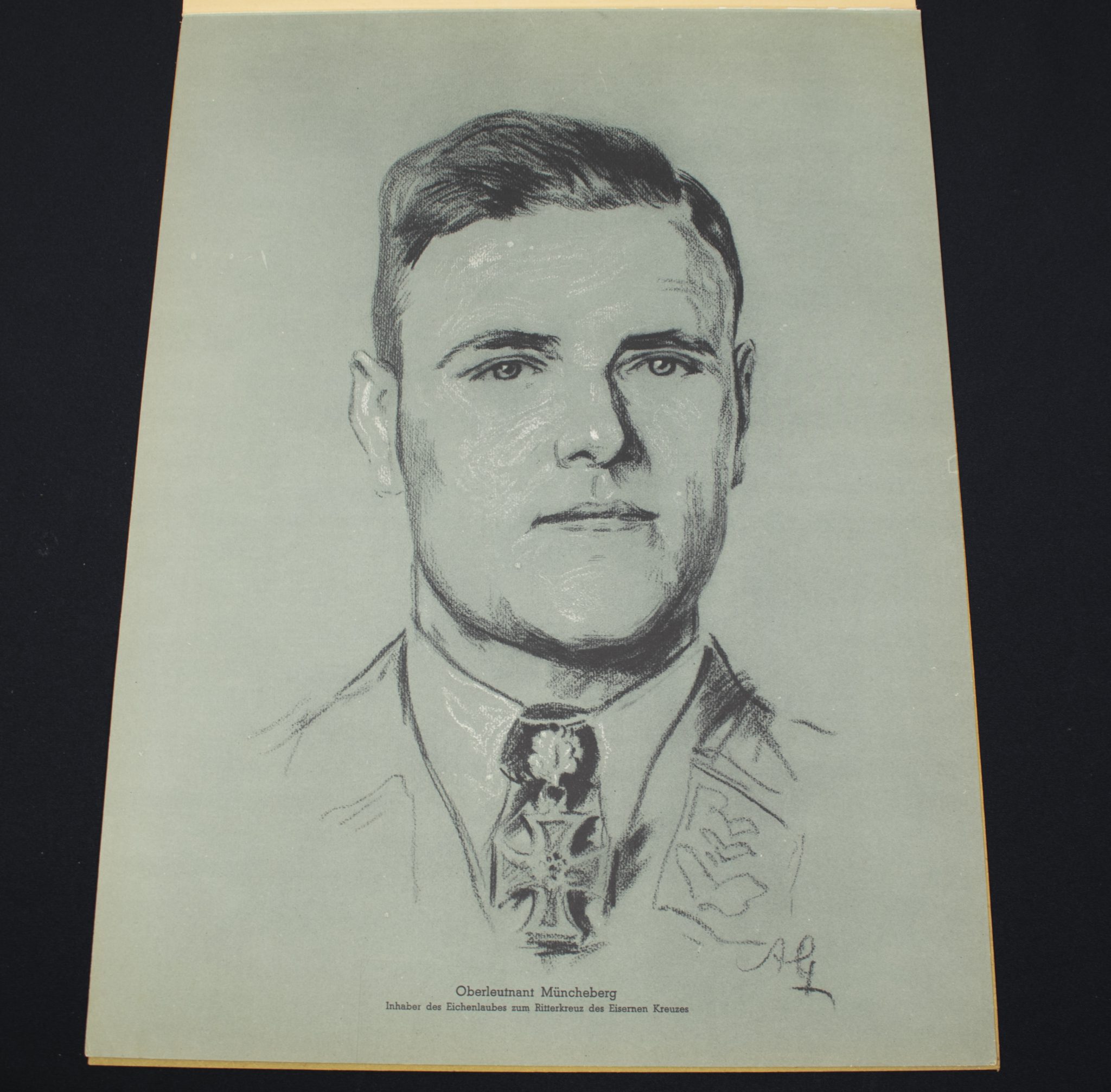 (Large Postersize Art Map) Eichenlaub Ritterkreuz Träger - Serie I - Nach Originalzeichnungen von Prof. A. Gerltenbrand - RARE - Image 24