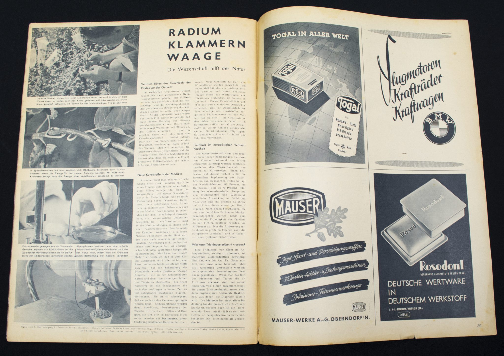 (Magazine) Signaal Heft 5 - 1944 - SS - Leon Degrelle cover - Image 12