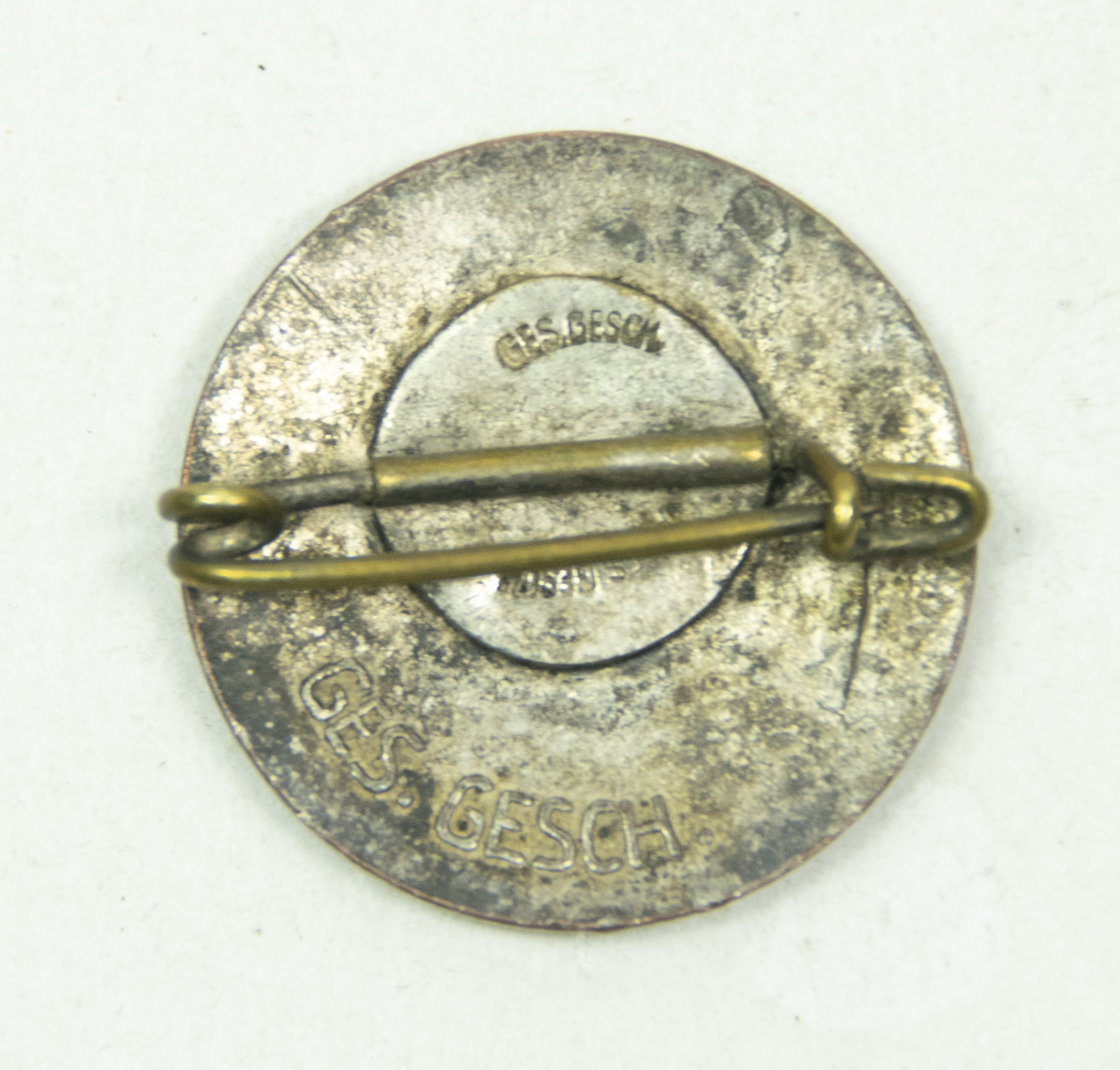 NSDAP memberbadge (Early triple small GES GESCH marked)