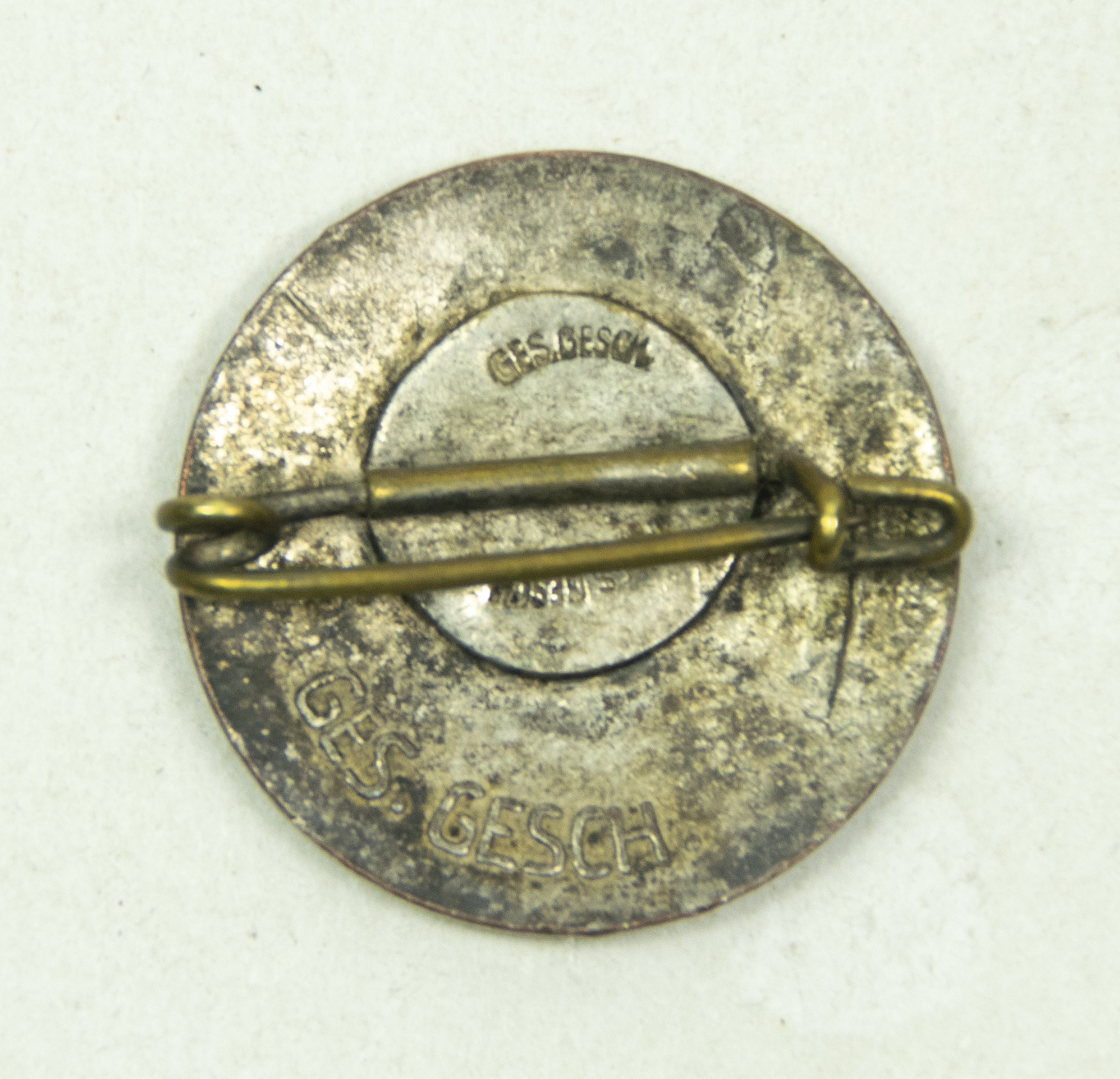 NSDAP memberbadge (Early triple small GES GESCH marked)