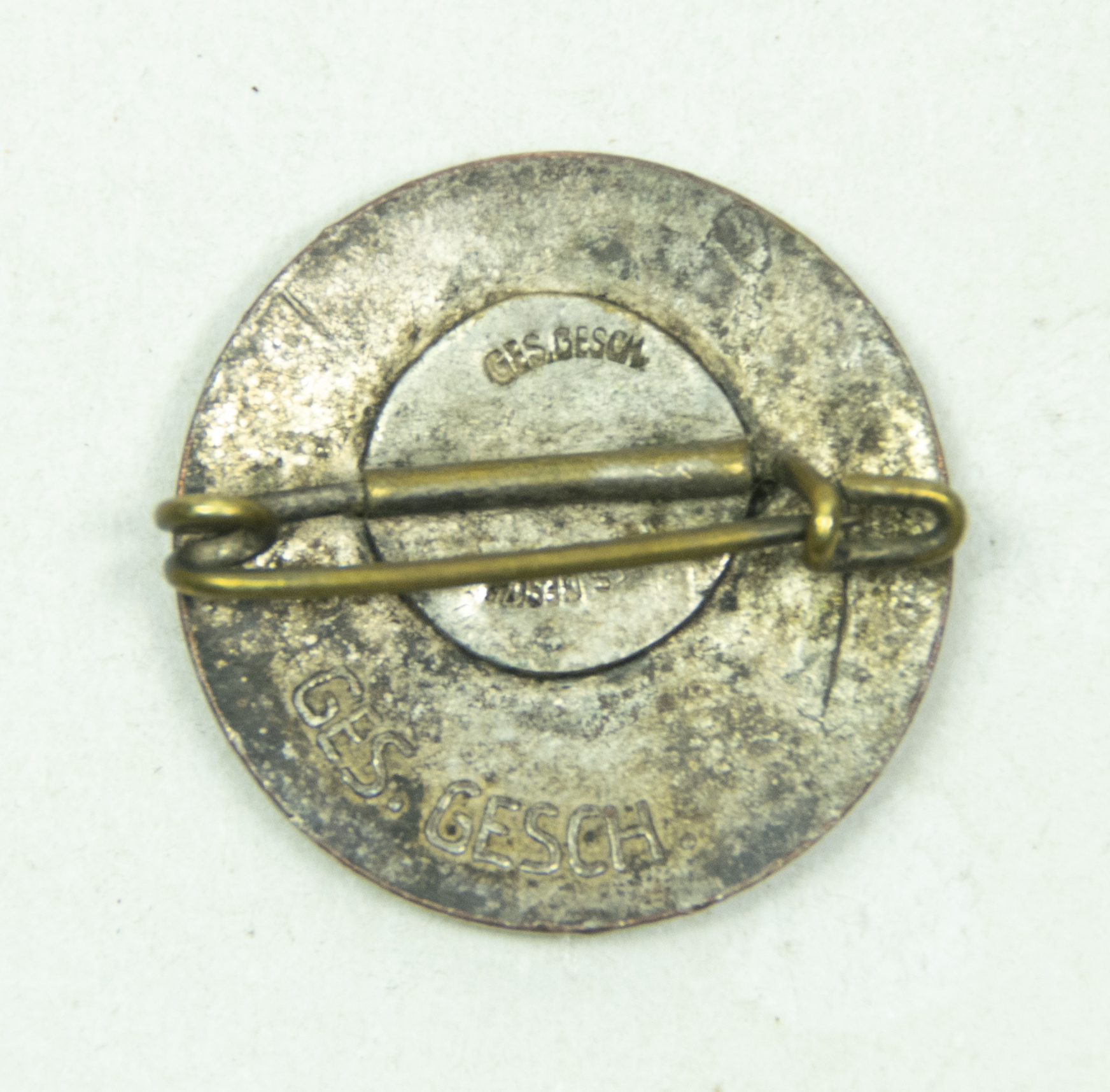 NSDAP memberbadge (Early triple small GES GESCH marked)