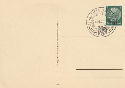 (Postcard) Adolf Hitler (stamped)